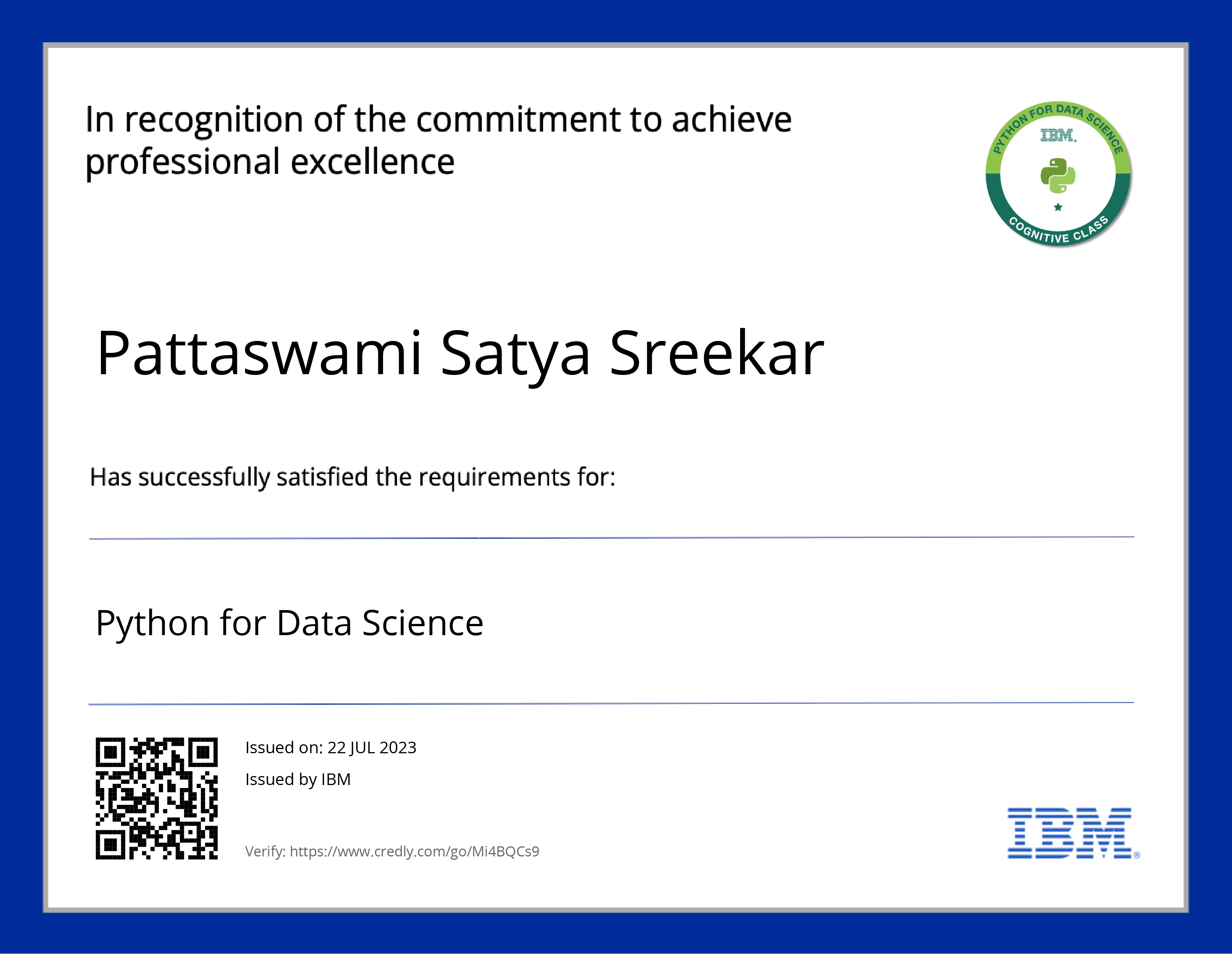 Python for Data Science